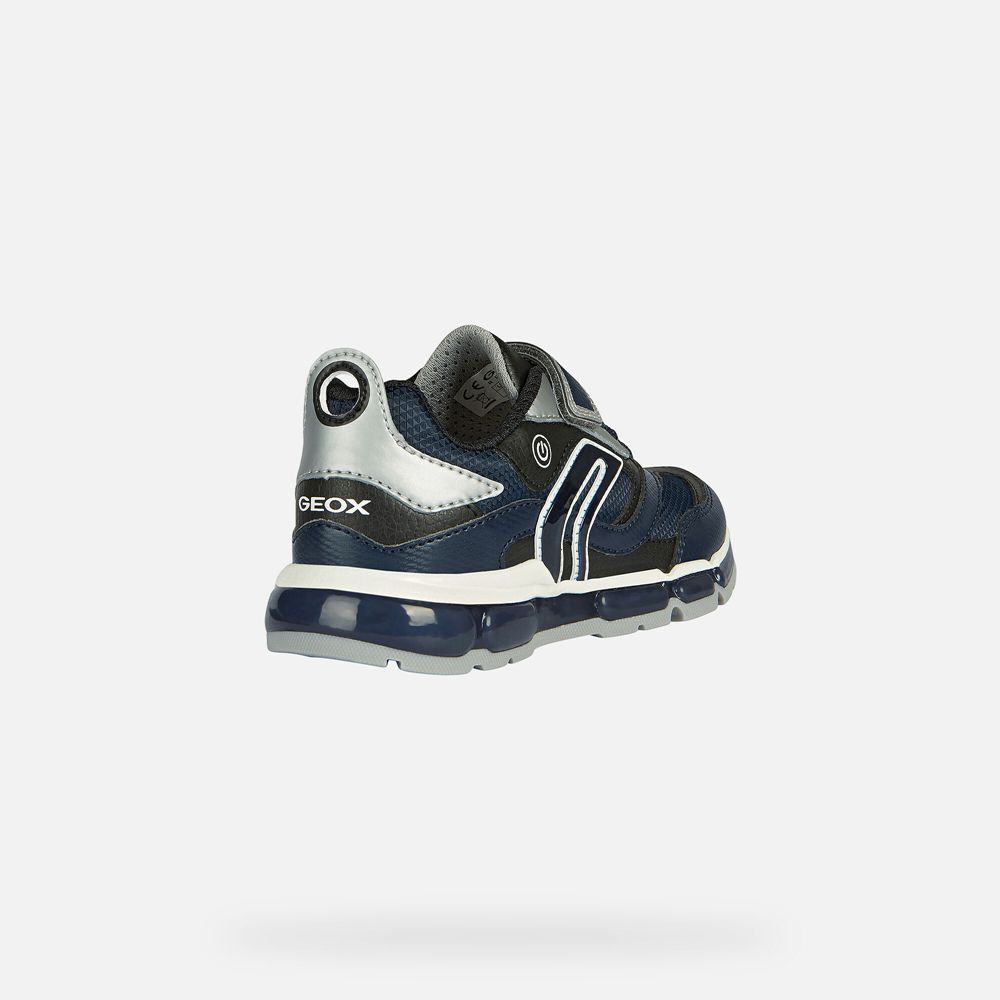 Geox Sneakers Navy/Silver Android - Geox Boys Shoes - YIEHDW650